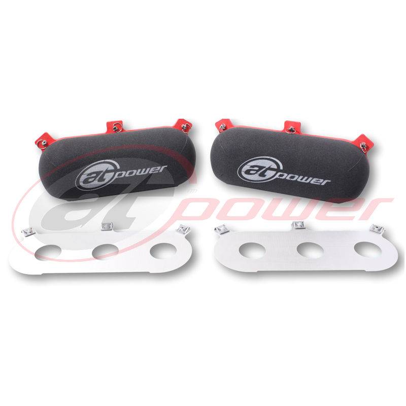 Porsche Megaflow Air Filters & Pre-Cut Backplates JC40/S/65