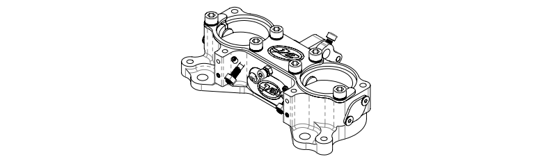 thumbnail image 2 of 4x PICO 21lb 215cc Fuel Injectors IWP-048 | For Weber Jenvey ITB Throttle Bodies 2 of 4